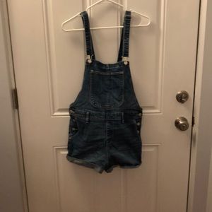 jean overall shorts